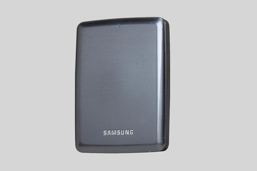 Recuperación de datos del disco externo Samsung