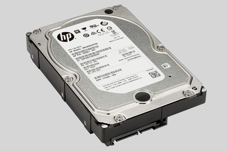 Recuperación de datos de un disco duro HP (Hewlett-Packard)