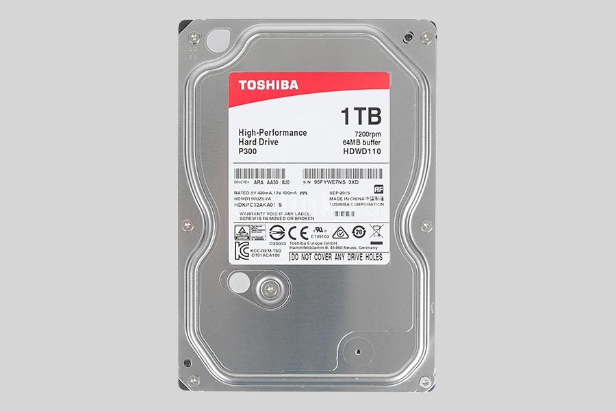 Recuperación de datos de un disco duro Toshiba