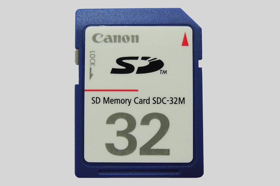 Recuperación de datos de una tarjeta de memoria Canon