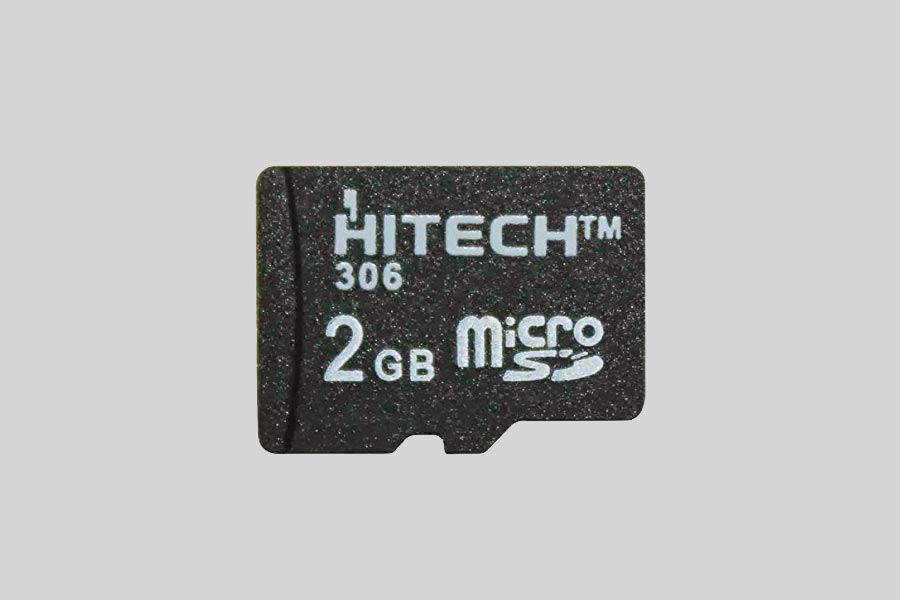 Recuperación de datos de una tarjeta de memoria Hitech
