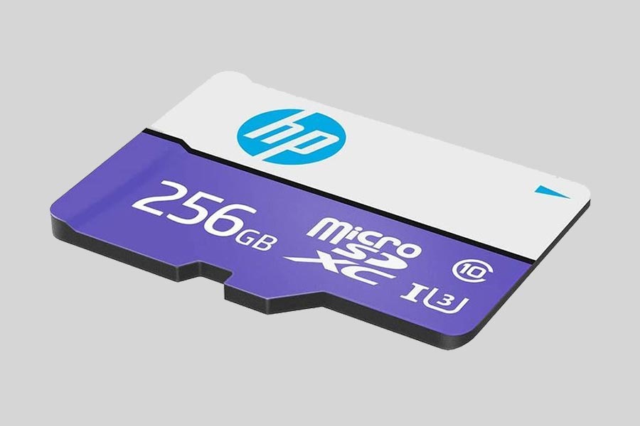 Recuperación de datos de una tarjeta de memoria HP