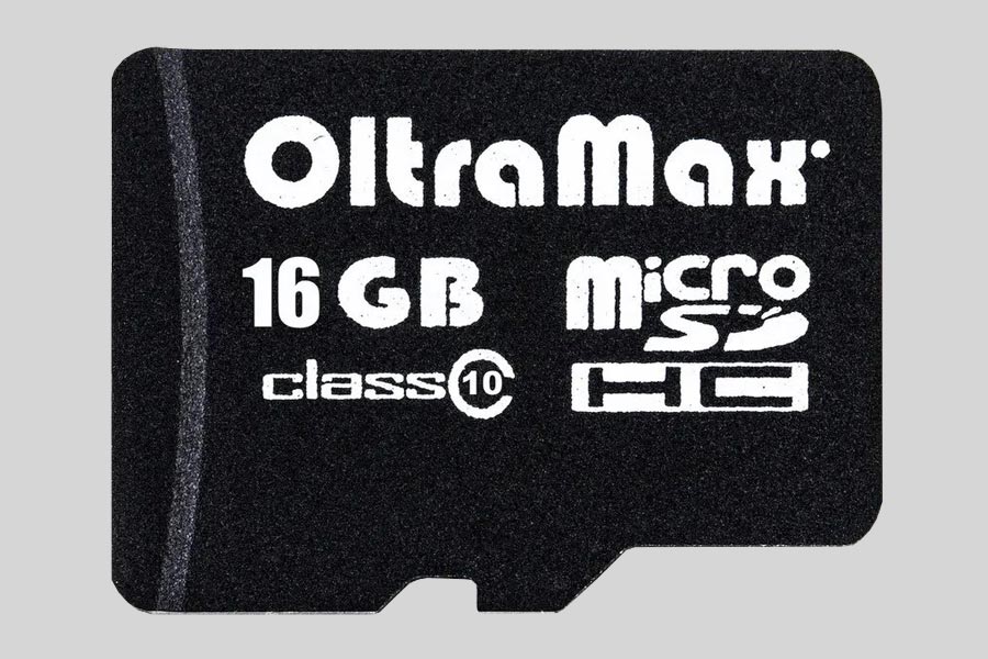Recuperación de datos de una tarjeta de memoria OltraMax