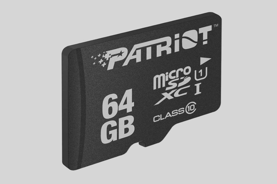 Recuperación de datos de una tarjeta de memoria Patriot