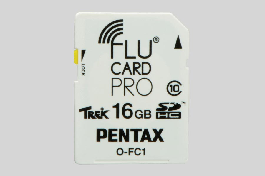 Recuperación de datos de una tarjeta de memoria Pentax