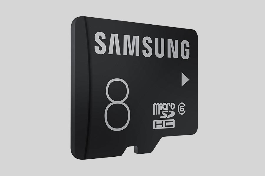 Recuperación de datos de una tarjeta de memoria Samsung