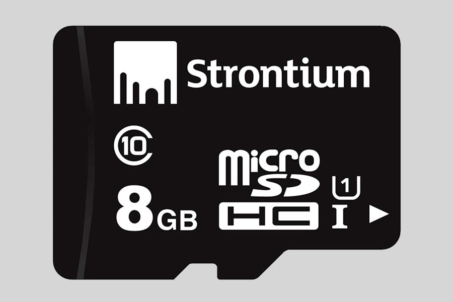 Recuperación de datos de una tarjeta de memoria Strontium