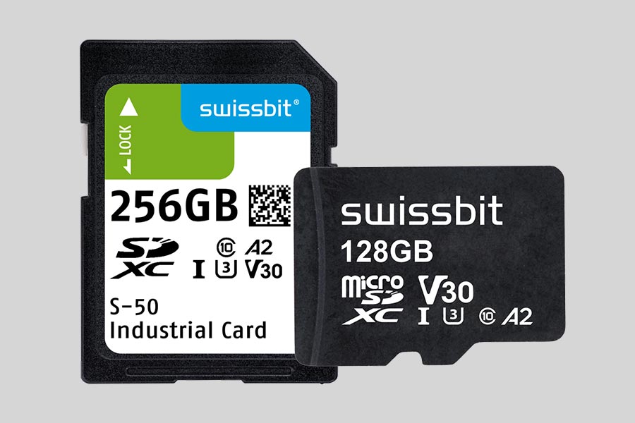 Recuperación de datos de una tarjeta de memoria Swissbit