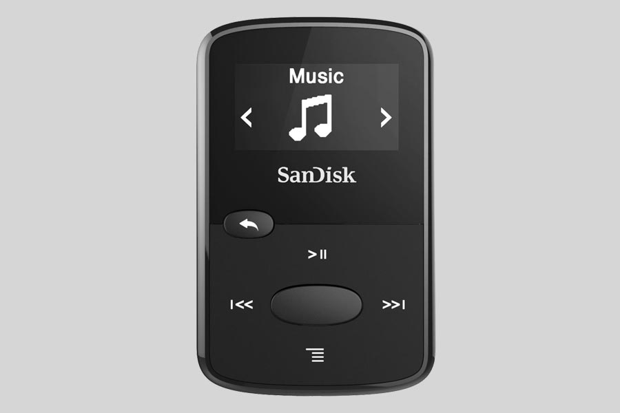 Recuperación de datos de un reproductor MP3 SanDisk