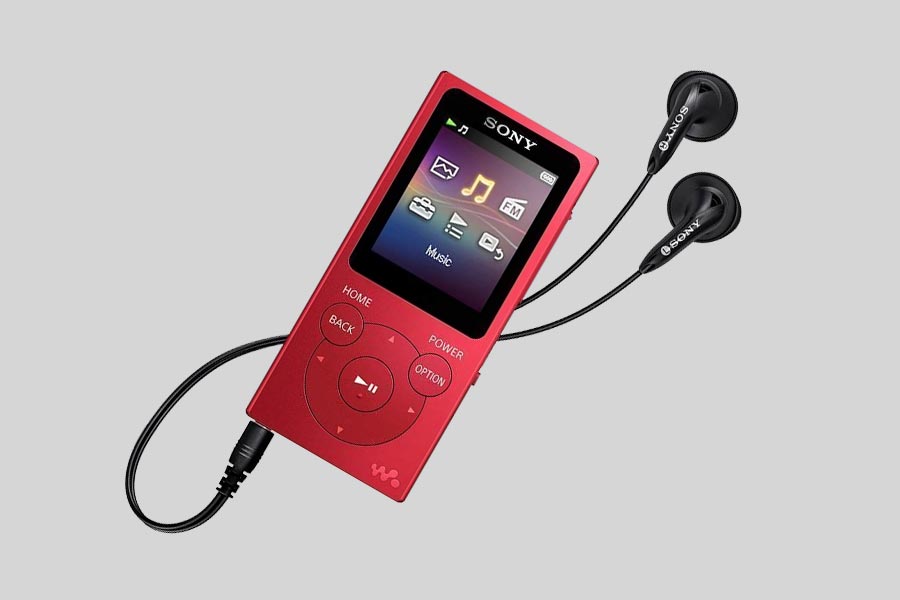 Recuperación de datos de un reproductor MP3 Sony