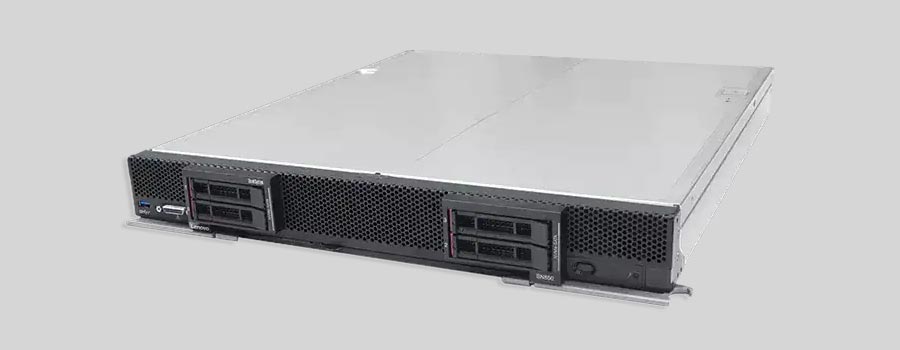 Cómo recuperar datos de NAS Lenovo ThinkSystem SN850 Blade Server