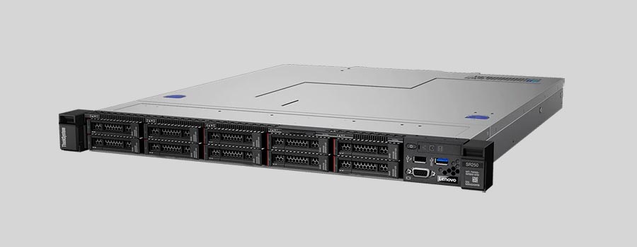 Cómo recuperar datos de NAS Lenovo ThinkSystem SR250 Rack Server