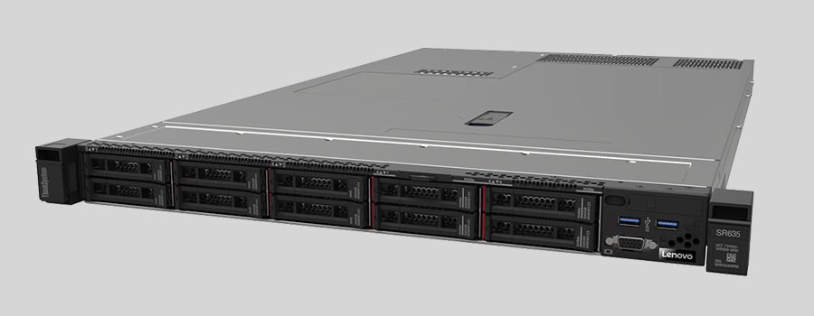 Cómo recuperar datos de NAS Lenovo ThinkSystem SR635 Rack Server