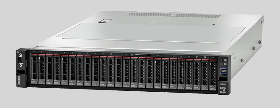 Cómo recuperar datos de NAS Lenovo ThinkSystem SR655 Rack Server