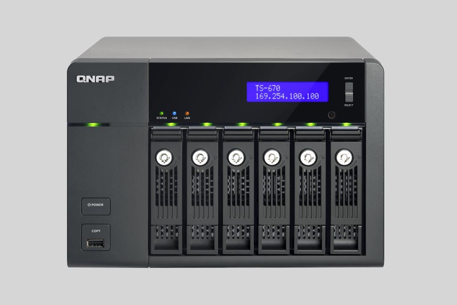 Cómo acceder a archivos en un NAS QNAP Turbo Station TS-670 / TS-670 Pro RAID dañado