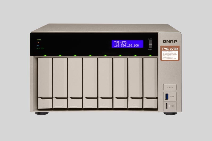 Cómo recuperar datos de NAS QNAP TVS-873e