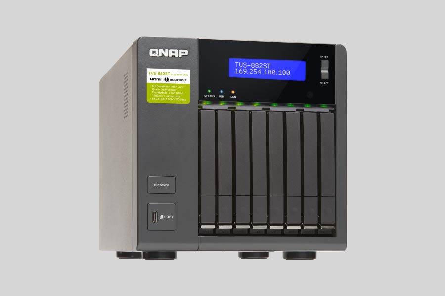 Cómo realizar una recuperación completa de datos en un NAS QNAP TVS-882ST2