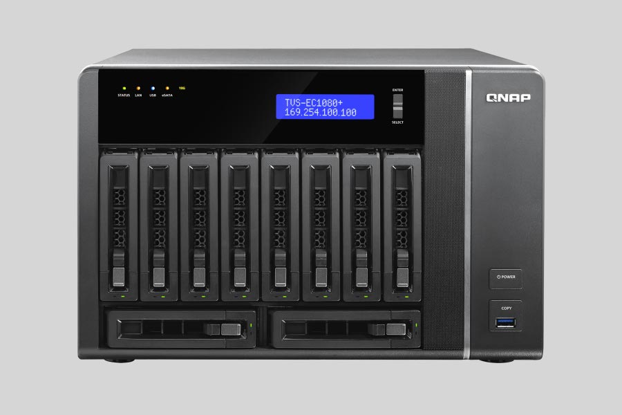 Cómo recuperar datos de NAS QNAP TVS-EC1080+