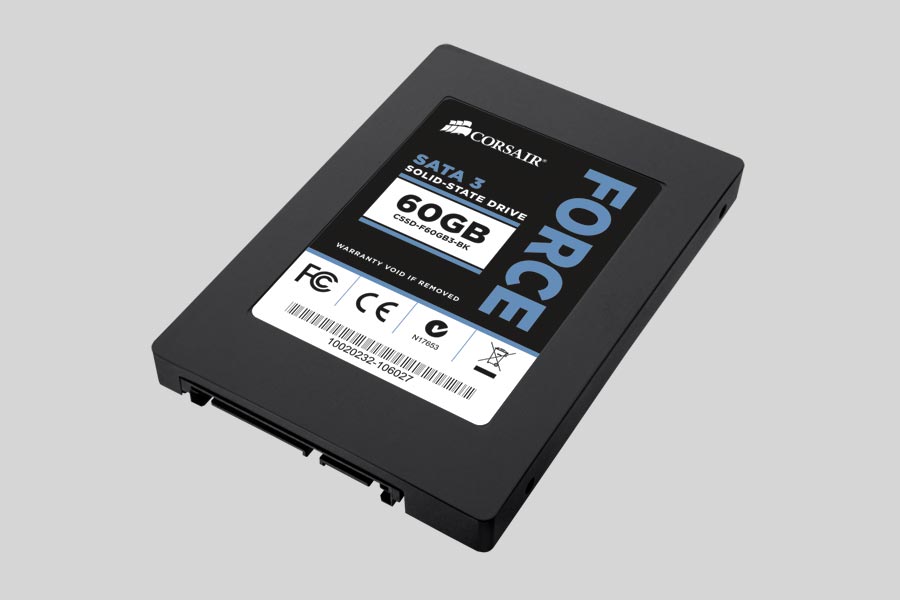Recuperación de datos de SSD Corsair