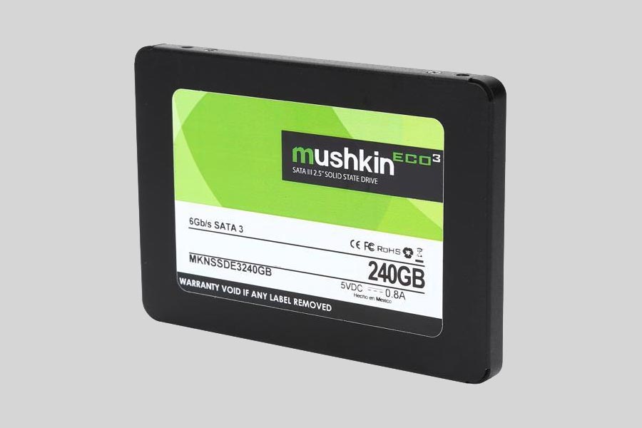 Recuperación de datos de SSD Mushkin