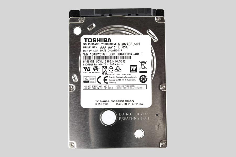 Recuperación de datos de SSHD Toshiba