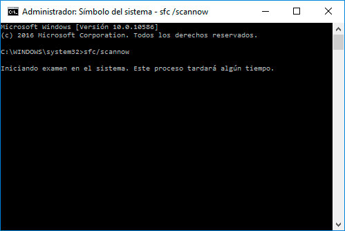 PINBALL_FILE_SYSTEM 0x00000059: Utilice sfc/scannow para la verificación de todos los archivos del sistema